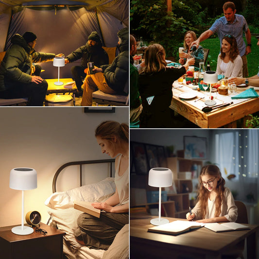 Lámpara de mesa solar