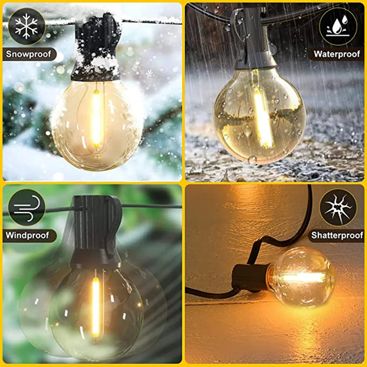 Lámpara led solar para patio