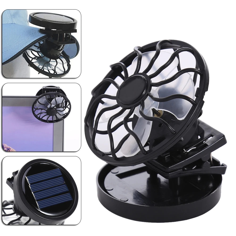 Mini ventilador de carga solar