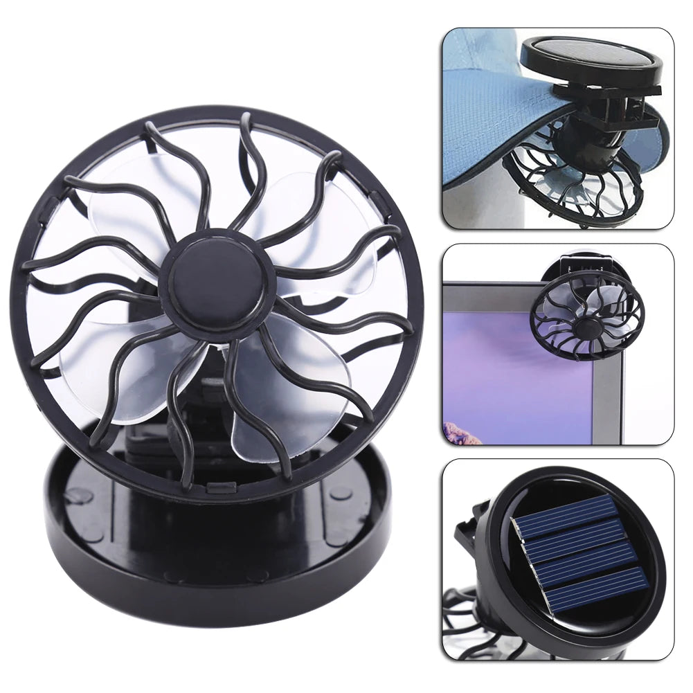 Mini ventilador de carga solar