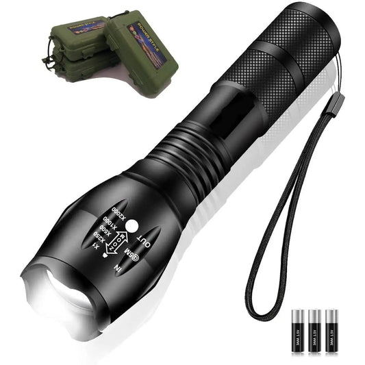 Linterna LED de 25000 Lúmenes