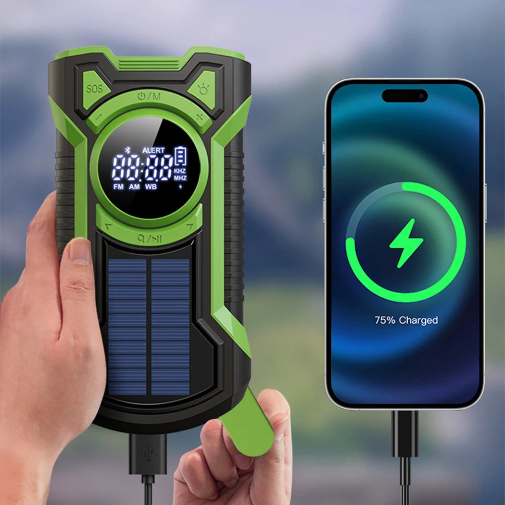 Radio/ Linterna/ Powerbank SOLAR